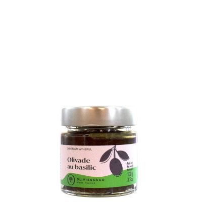 Sort oliven & basilikum tapenade