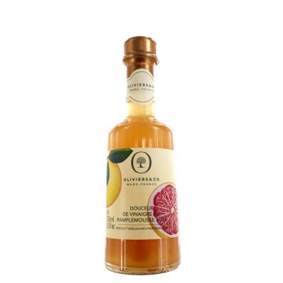 Søt hvitvinseddik med rosa grapefrukt 