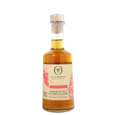 Hvitvinseddik med rosa hvitløk fra Lautrec 