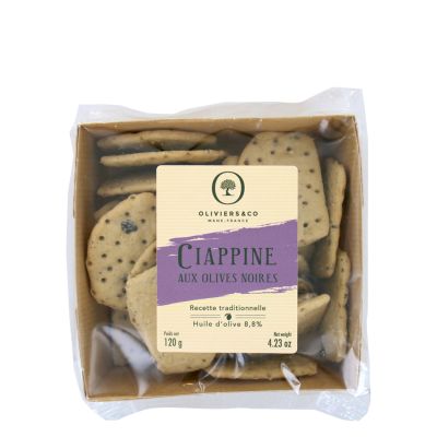 Mini ciappine med sorte oliven 