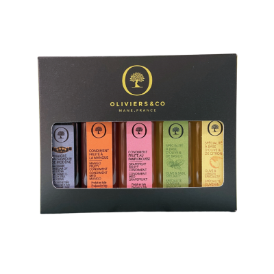 5* 20ml testerpakke aromatiske olivenoljer og eddiker