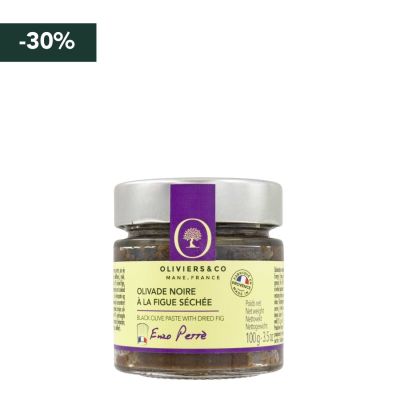 Sort Oliven & Tørket Fikentapenade - BEST FØR 14/03/2026