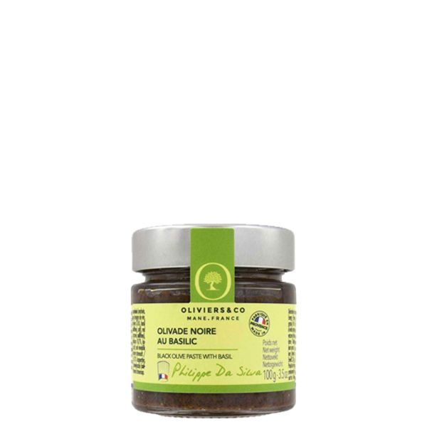 Sort oliven & basilikum tapenade