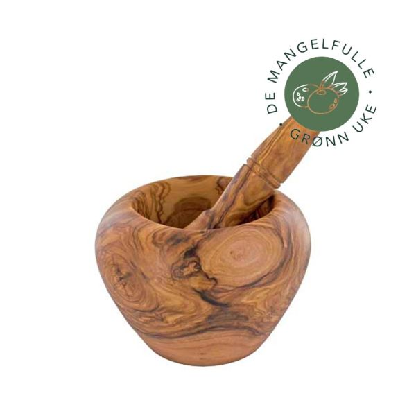 Morter i oliventre - Produktet er skadet