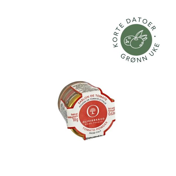 Tomatpulver - BEST FØR 16/01/2026