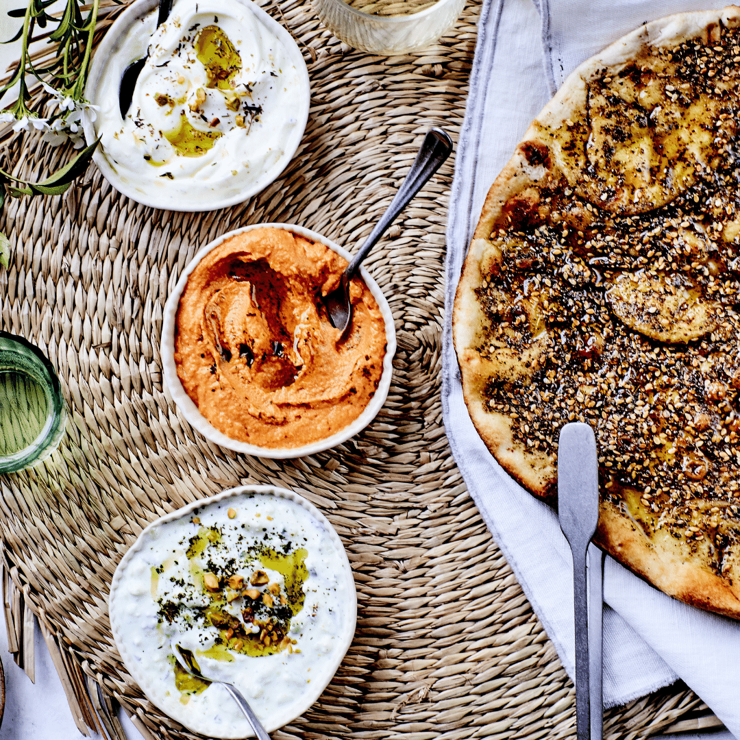 Zaatar brød