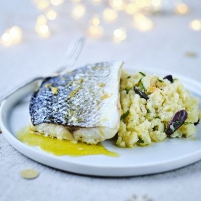 Barfilet med vanilje og appelsin