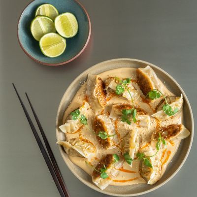 Vegetariske Gyoza