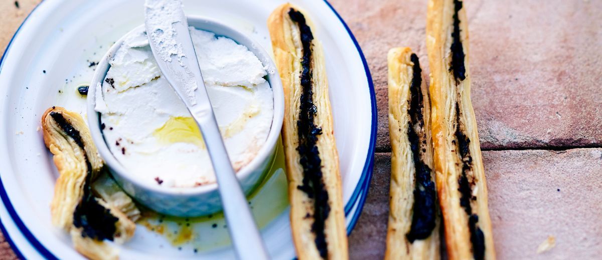Butterdeig med tapenade