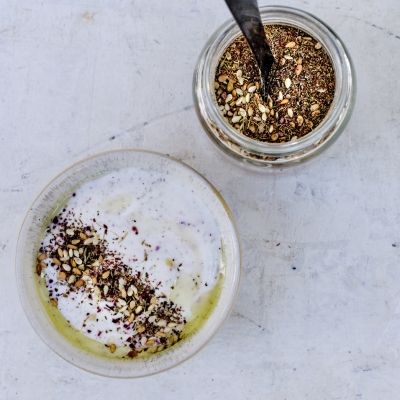 Labneh au zaatar